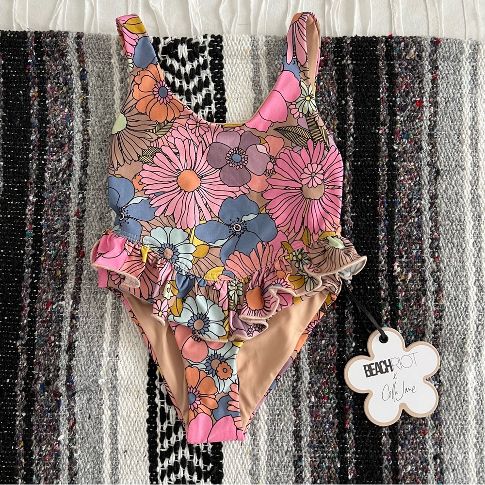 NWT *Exclusive* Cella Jane x Beach Riot Little Willow One Piece Match Mama